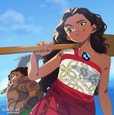Moana to Densetsu no Umi 2 3D Short Anime